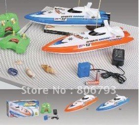 Free Shipping RC Boat 40*14*9cm R/C Racing Boat RC Electric Radio Remote Control Speed Ship R/C Toys boats(China (Mainland))