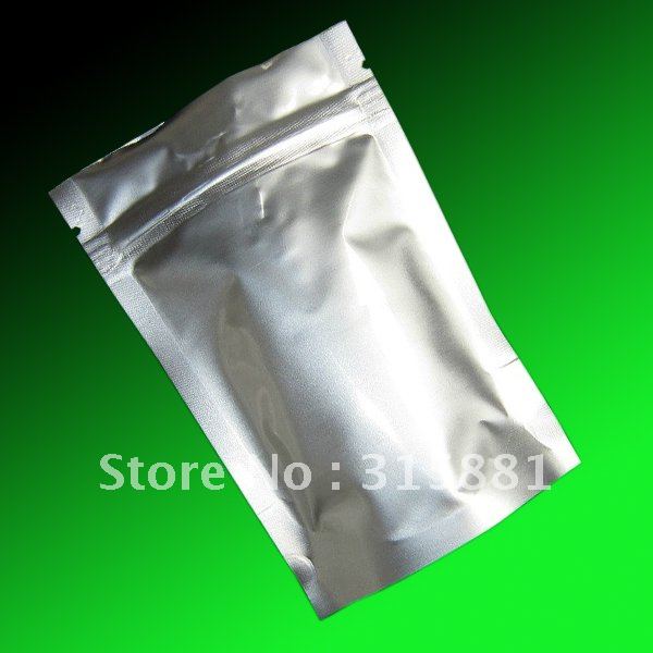 Túi ZIP mặt bạc mặt trong có đế đứng đựng 100 gr