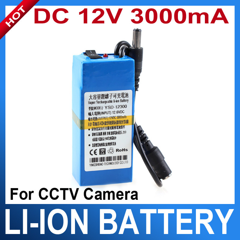 Купить МСД-12300 12v литий батарея/li ионный аккумулятор для cctv ...