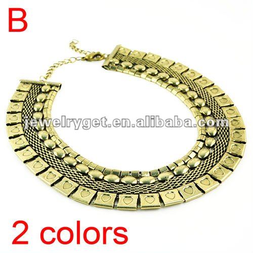 costume jewelry necklaces Chunky Chainmaille Gold Silver Choker Necklace Jewelry Free Shipping NL 1696