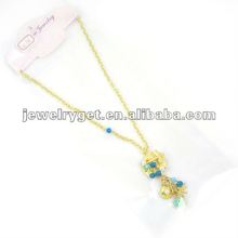 Evil Eye Mat Gold Necklace Fashion Gold Jewelry Necklace Free Shipping NL 1736