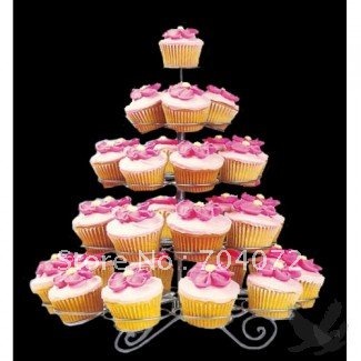 Birthday Cake Decorations on Shipping 1 Set 41cups Birthday Party Hotel Cake Decoration Tree Cake
