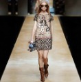 New Fashion Shopping Girl Leopard Prints Casual Dress SS12191 Women Short Sleeve Printed Silk Dresses Plus Size Cute Dresses