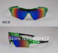 2012 upgrade version of  RADAR top Sports Sunglasses  Bicycle Bike Sunglasses Cycling Eyewear  with 5 pairs lens 16 color