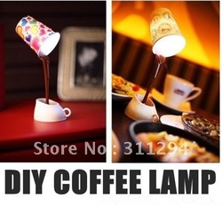 Novelty DIY LED Night Lamp Table Home Decoration Romantic Coffee Usb Or Battery Promotion Gifts Freeshipping Drop Shipping H120(China (Mainland))