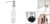 SUS304 Stainless Steel Head  Liquid Soap Faucet Sink Pump