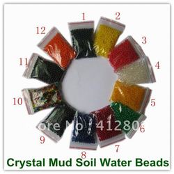 5g /Bag Magic Crystal Mud Soil Water Beads for Flower Garden Planting 50Bags/Lot(China (Mainland))