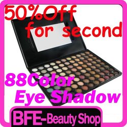 BUY ONE GET ONE 50% OFF 88 Nude Color Eyeshadow Palette Smoky Nature Eye Shadow Makeup Beauty(China (Mainland))