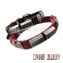 sl336/leather bracelet,high quality  punk  cowhide  bracelet,Rock styel,100% Pure handmade jewelry,100% genuine leather