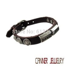 sl336 leather bracelet high quality punk cowhide bracelet Rock styel 100 Pure handmade jewelry 100 genuine