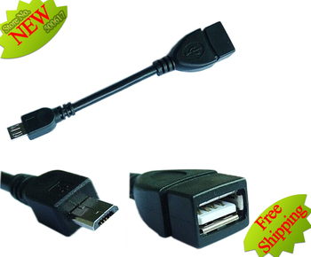 High Quality USB Host OTG Cable Micro USB to Female USB for Samsung Galaxy S3/