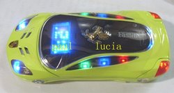 Fashion Flip Car Shape Mobile Phone Q8 with Colorful Light Upgrade W8(China (Mainland))