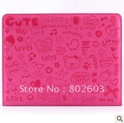 free shipping 1pcs PU leather case for iPad2, Protective cover for iPad 2, For iPad 2 case, Many colors(China (Mainland))