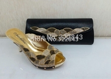 2012 new style women party shoes and bag