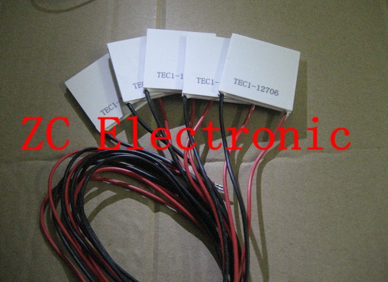 5pcs/lot tec1-12706 12706 tec peltier cooler termoel&eacute;trico 12v novo de refrigera&ccedil;&atilde;o de semicondutores tec1-12706 frete gr&aacute;tis
