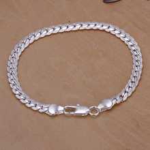 Factory Price Free shipping 925 sterling silver jewelry bracelet fine fashion bracelet top quality wholesale and retail SMTH199