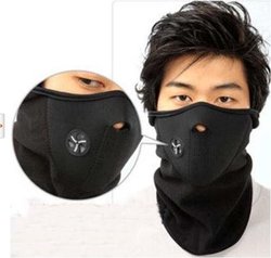 2012New Black Soft Neck Warm Face Mask Veil Sport Motorcycle Bike Cap free shipping wholesale(China (Mainland))