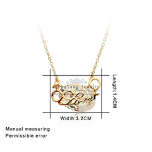ZYN184 Gift Of Love Necklaces 18K Rose Gold Plated Fashion Pendant Jewelry Made with Austria Crystal