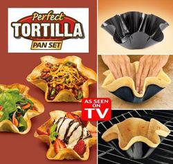 Free Shipping 72 sets(1set=4pcs)/lot Perfect Tortilla Pan As Seen On TV Perfect Tortilla Hot Sale Bakeware(China (Mainland))