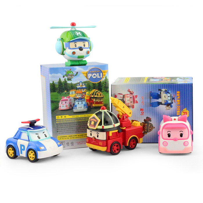 Купить 4 шт/много robocar poli автомобилей пузырь Южная Корея Томас ...