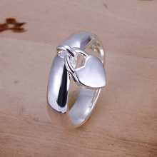 Free Shipping Wholesale Sterling 925 Silver Ring,Fashion 925 Silver Jewelry,Heart Lock Ring,Nickle Free,Antiallergic SMTR133