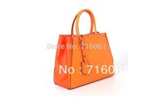 2014 fashion Women Handbag Original SAFFIANO LEATHER 2 Jours Elite Tote Shoulder Bag Designers Brand Genuine Leather Handbags
