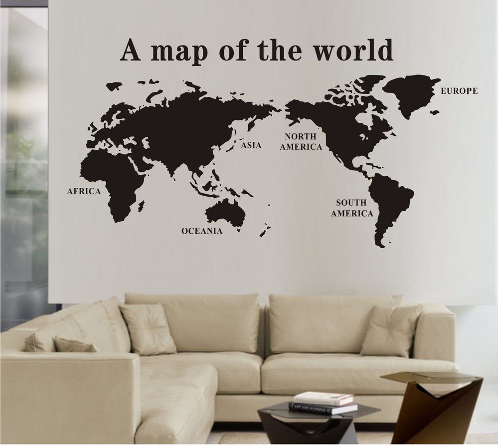 Discount World Map Wall Stickers Decal World Maps Wall Mural Art Home . Map Of The World Decal Map Of The World Decal Discount World Map Wall Stickers Decal World Maps Wall Mural Art Home .