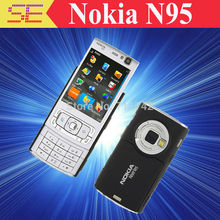 Refurbished Nokia N95 WIFI GPS 5MP 2 6 Screen WIFI 3G Unlocked N95 Mobile Phone FREE