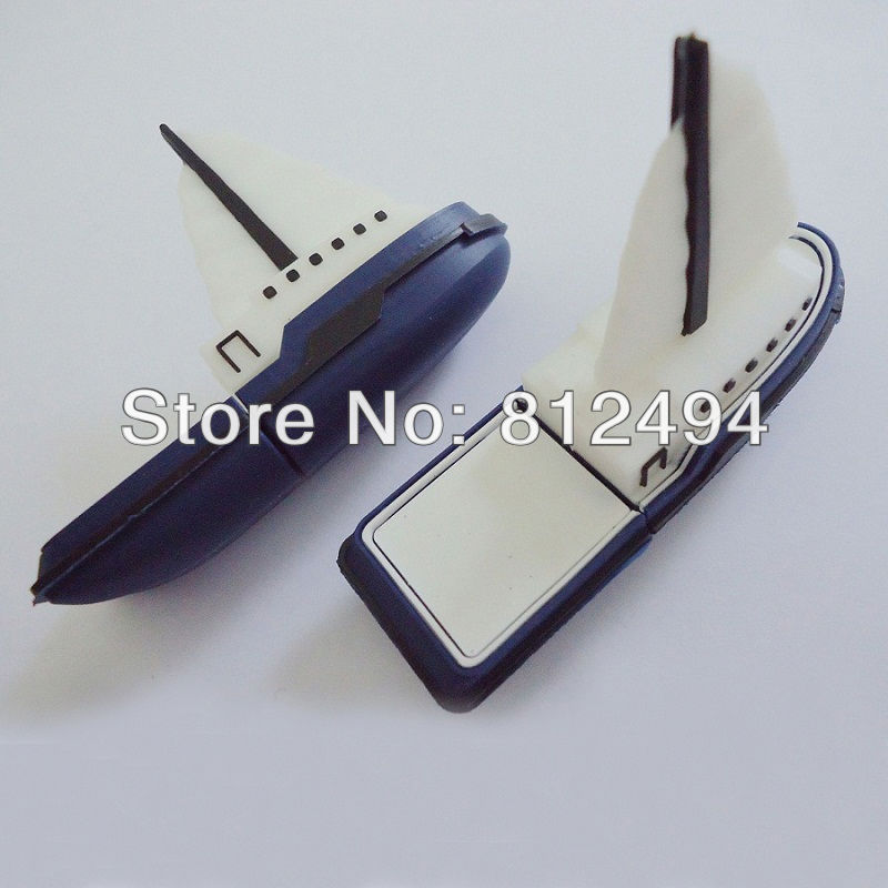 Free Shipping,Novelty 2GB/4GB/8GB/16GB Sailing Boat Shape USB Flash Memory Disk Storage,Fancy USB Gift Yacht Vessel Thumb Drive(China (Mainland))