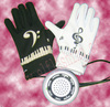 free shipping Electronic Piano Gloves led musical gloves
