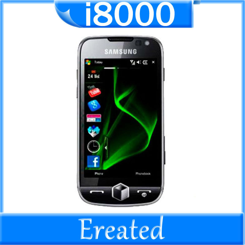 i8000 Original Samsung i8000 Omnia II 2 windows mobile phones 3G 5MP camera wifi gps Free Shipping(China (Mainland))