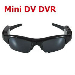 Free shipping Mini DV DVR Sun glasses Camera Audio Video Recorder Miniature camera digital Hidden camera Wholesale(China (Mainland))