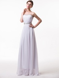 Hot Selling White Evening Dresses Party Cocktail Bridal A-Line Backless Dress Formal Gowns Prom Ball Wedding Free Shipping LF008(China (Mainland))