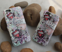 wholesale Ed hardy for PU leather Flip Case for iphone 6 Plus 5 5 Wallet Holder