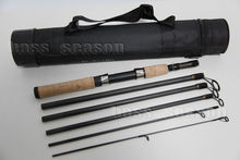 5.9FT 1.8M 6 Sections Travel Fishing Rod Spinning Rod Carbon Fishing Pole Rod
