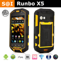 FREE SHIPPING VIA DHL Original Runbo X5 Waterproof Dustproof IP67 Android 3G Mobile Phone Interphone Support GPS WIFI Compass