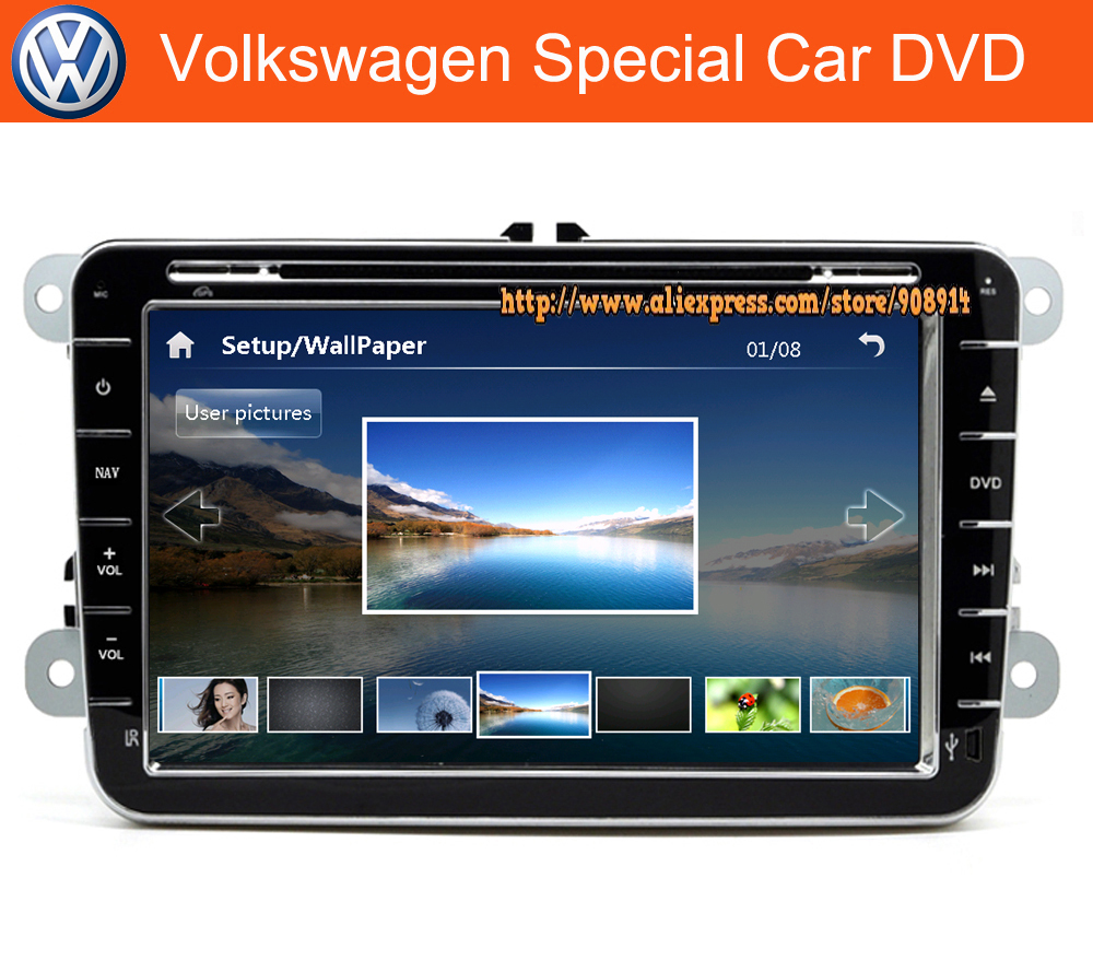 car dvd gps for 8inch volkswagen Magotan/Sagitar/Golf 6 / Passat B6/GOLF V(2003- 2009)/Jetta( 2005- 2009)with can bus car stereo(China (Mainland))