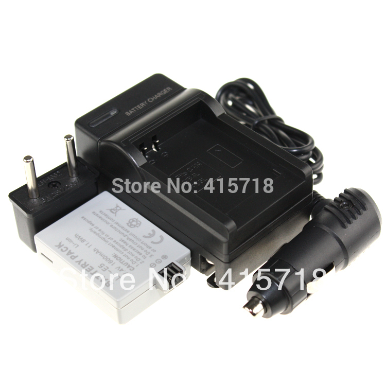 Accessories Parts 2Pcs LP E5 LPE5 CAMERA Battery 1Pc lithium Charger 1Pc car carger For Canon