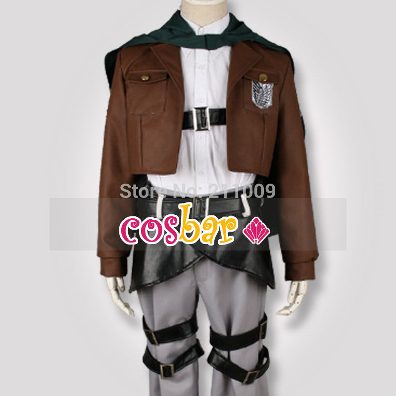 no hay shingeki kyojin traje de cosplay