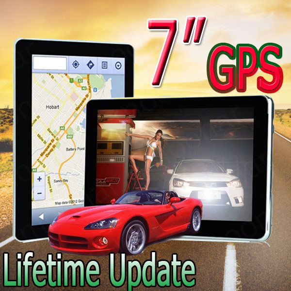 7 inch GPS Car Navigation MTK 4GB Capacity UK EU AU NZ Maps Speedcam POI with