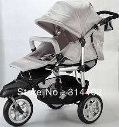 Free Shipping 2013 HOT & NEW Baby Stroller+Car Seat+Carry Cot 3 in 1 with Aluminum Alloy Frame(China (Mainland))