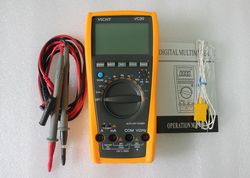 Free shipping Vichy VC99 3 6/7 Auto range digital multimeter with bag Count AC DC Ohm Hz better FLUKE 17B 2000UF(China (Mainland))