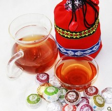 30pc/150g 12kinds Flavors Premium Puer PuerhTea Tea Ripe Pu’erh Puer  Pu-er Tea For Weight Loss Ripe cake Tea Gift Packing