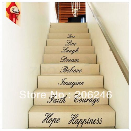 2013 New Design/love live laugh dream believe imagine faith courage happiness/Wall Decal&StickerQuote/Lettering Vinyl Wall Decal(China (Mainland))