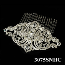 Free Shipping 2013 New Arrival Rhinestone Elegant Wedding Hair Combs With Pearl / Bridal Hair Combs