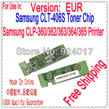 CLT-406s Chip Cartridge Toner For Samsung Laser Printers,Use For Samsung CLP 360/365/366/368 Toner,CLT 406 Chip,Free Shipping