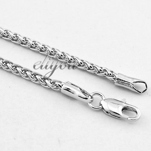 ... -2mm-Mens-Womens-Link-Wheat-Chain-18K-White-Gold-Filled-Necklace.jpg