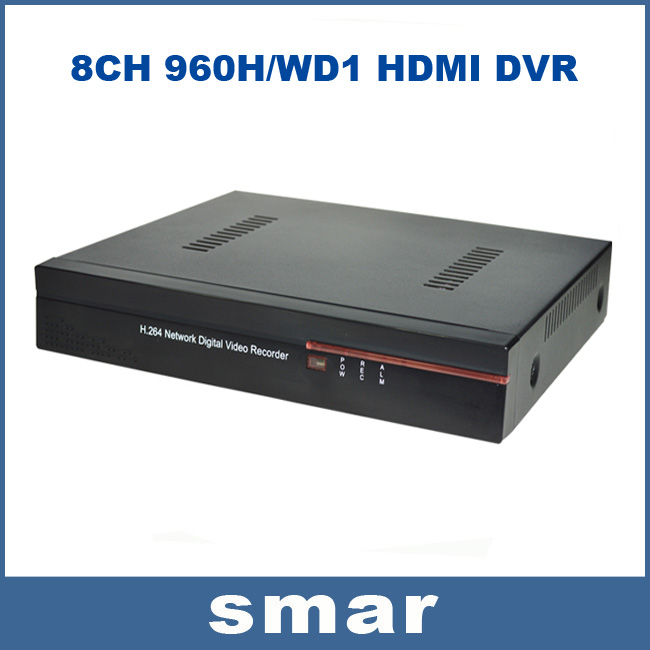 CCTV 700TVL 8ch h 264 Full D1 DVR Recorder 8 channel 960H WD1 HD Network 1080P