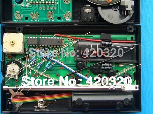 Electronic 2015 new LCD screen with clock FM radio kit electronic kit spare parts kit Electronic