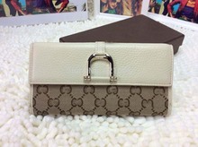 brand design real leather canvas women wallets high quality fashion woman leather purse hot sale 2014